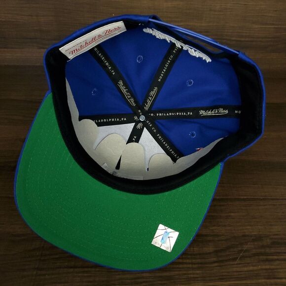 Denver Nuggets Mitchell & Ness NBA Deadstock‎ Snapback Hat Cap Blue NWT - Picture 8 of 8